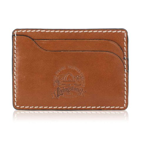 Livingstone leather slim card holder