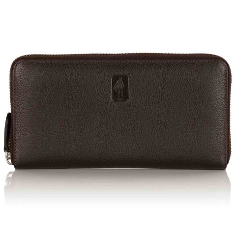 Malvern leather zip wallet