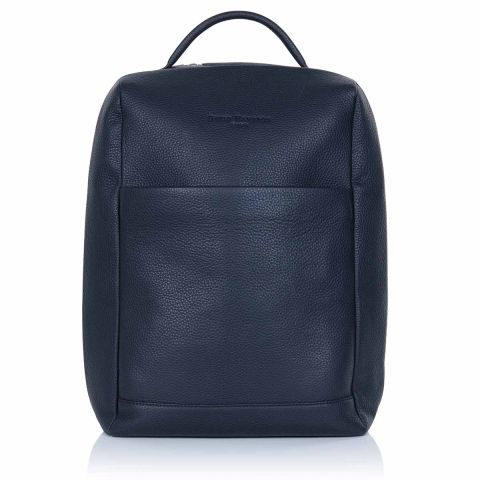 Richmond leather laptop backpack