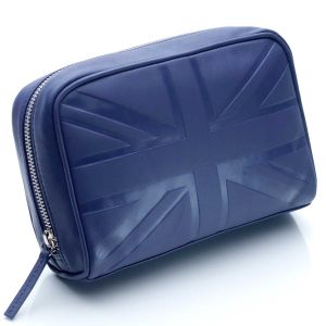 Leather cosmetic case medium Britannia